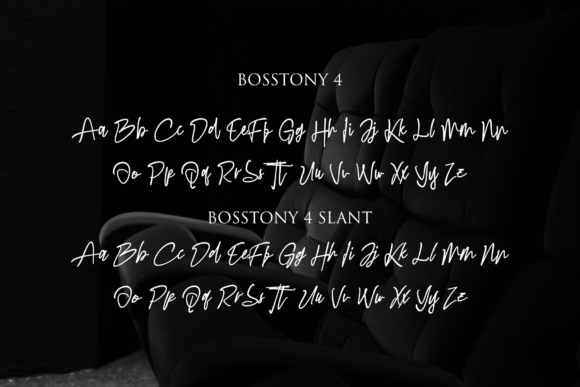 Bosstony 4 Font Poster 2