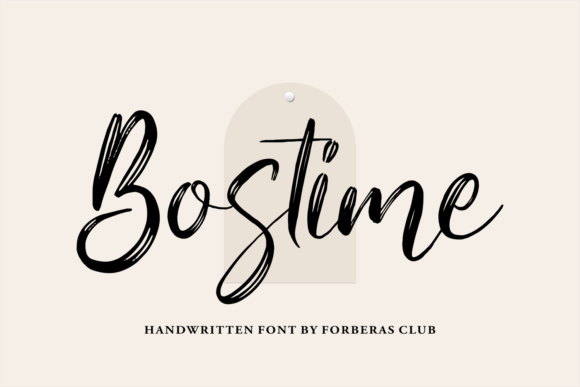 Bostime Font