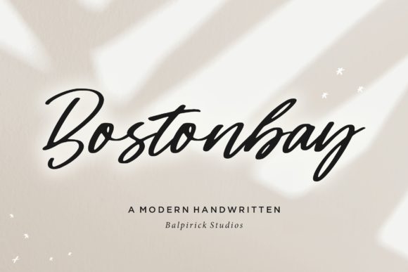 Bostonbay Font Poster 1