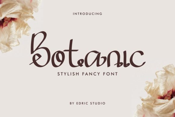 Botanic Font Poster 1