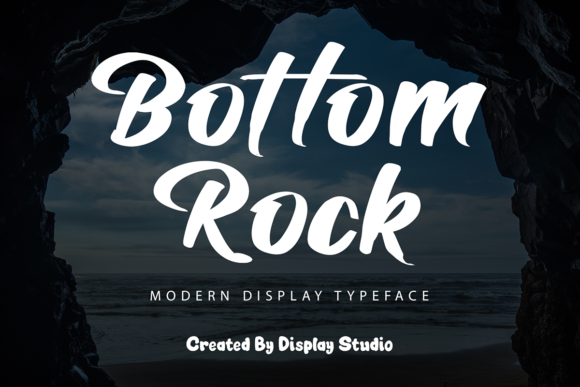 Bottom Rock Font Poster 1