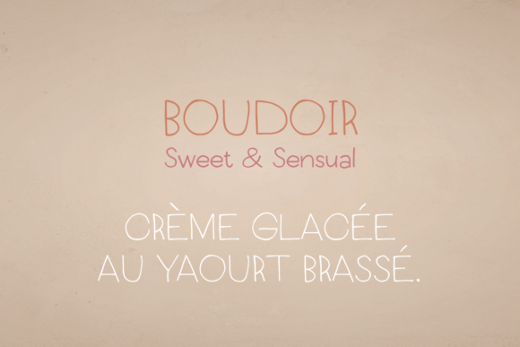 Boudoir Font Poster 2