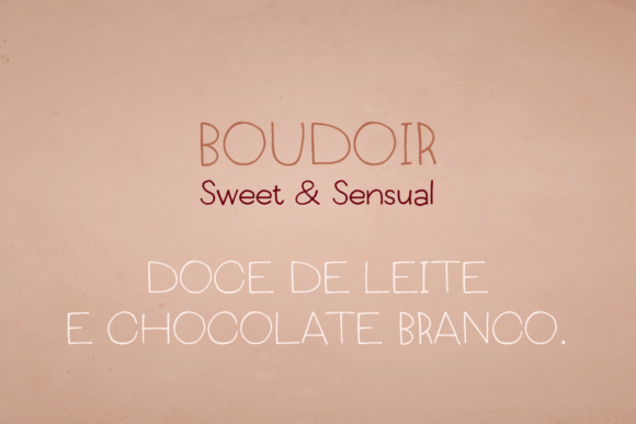 Boudoir Font Poster 4