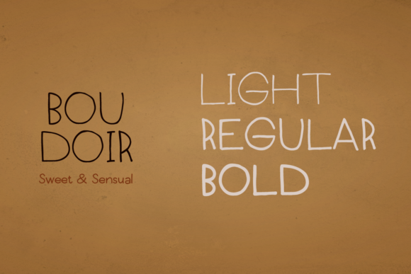 Boudoir Font Poster 5