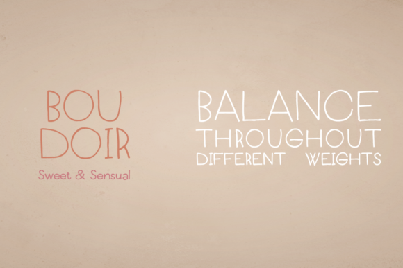Boudoir Font Poster 6