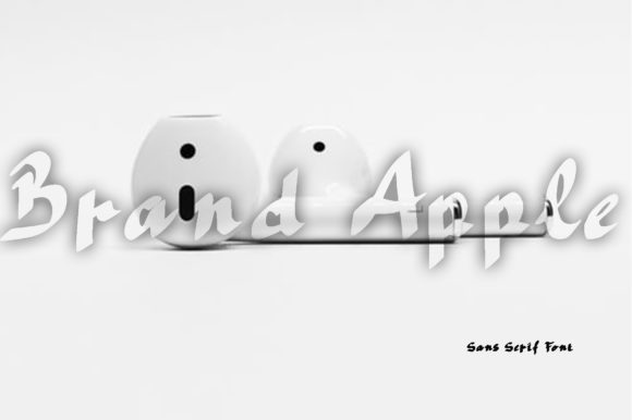 Brand Apple Font Poster 1