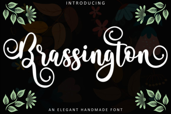 Brassington Font Poster 1