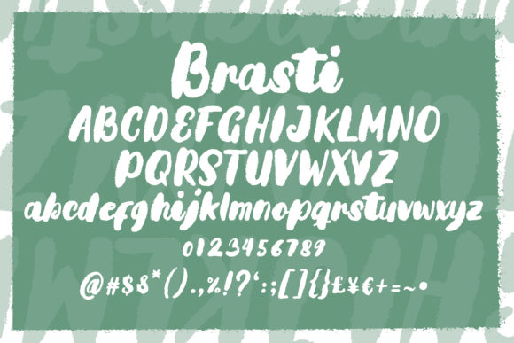 Brasti Font Poster 5