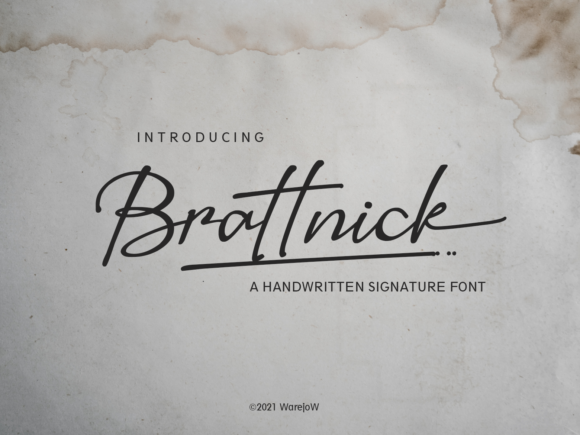 Brattnick Font