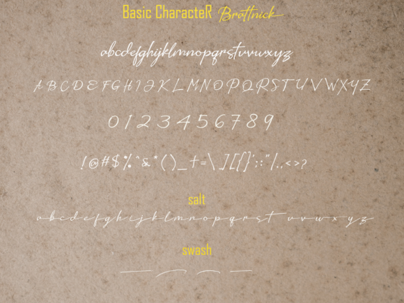 Brattnick Font Poster 3