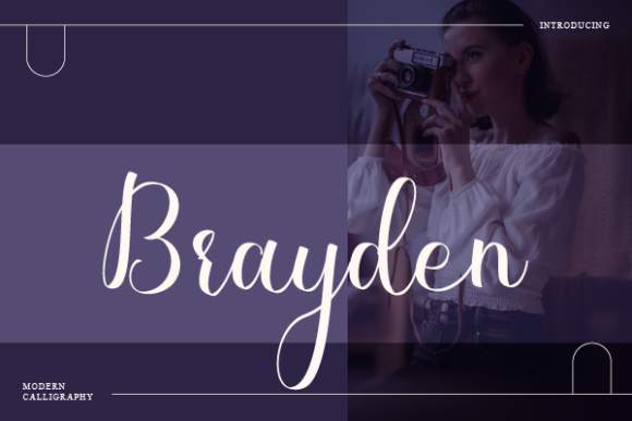 Brayden Font Poster 1