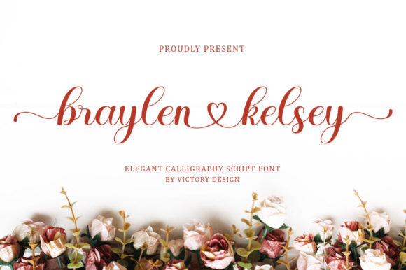 Braylen Kelsey Font Poster 1