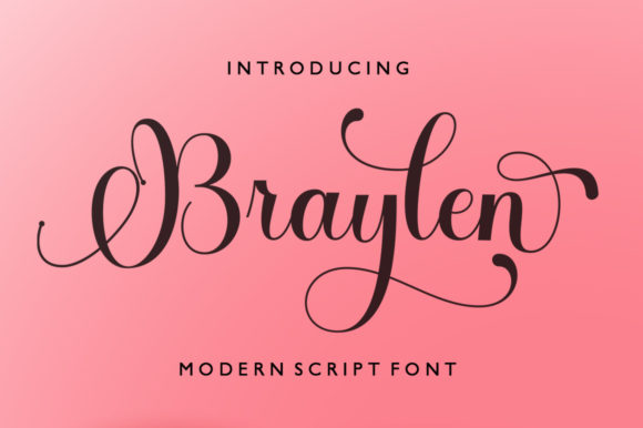 Braylen Script Font