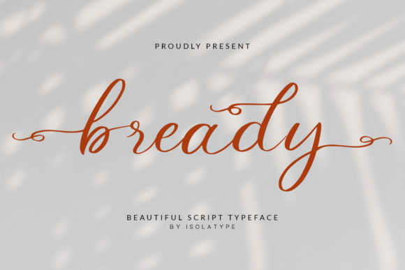 Bready Font Poster 1