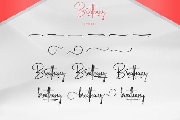 Breathany Font Poster 8