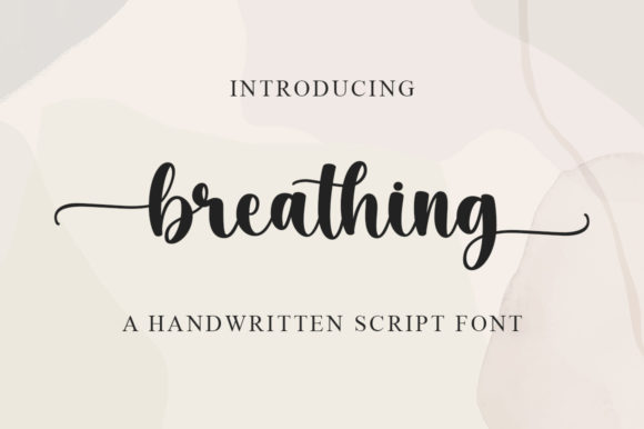 Breathing Font Poster 1