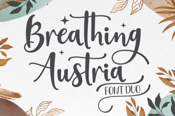 Breathing Austria Duo Font Poster 1