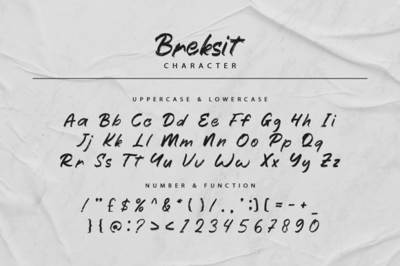 Breksit Font Poster 8