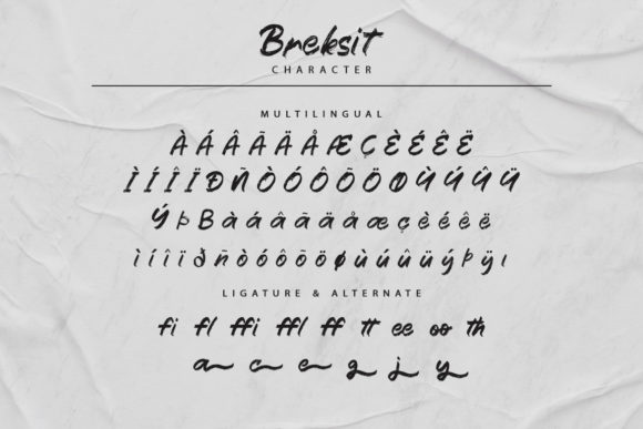 Breksit Font Poster 9