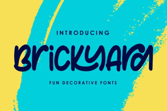 Brickyard Font Brickyard Font Poster 1