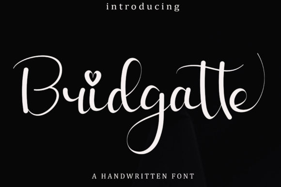 Bridgatte Font Poster 1