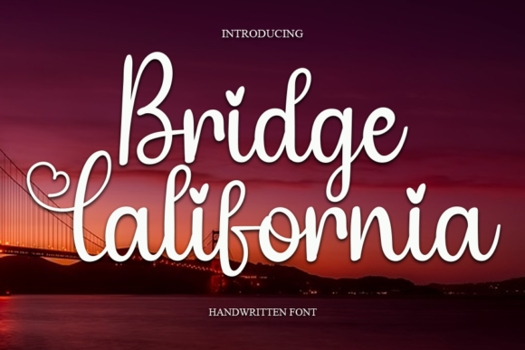 Bridge California Font Bridge California Font Poster 1