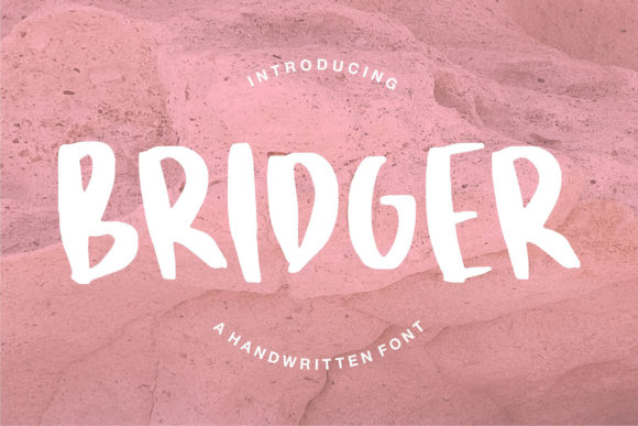 Bridger Font Poster 1