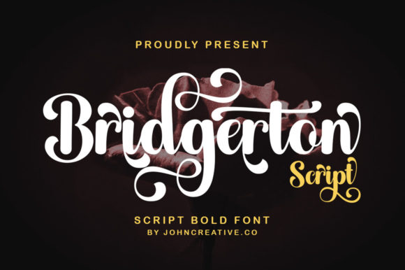 Bridgerton Font Poster 1