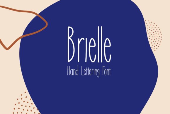 Brielle Font Poster 1