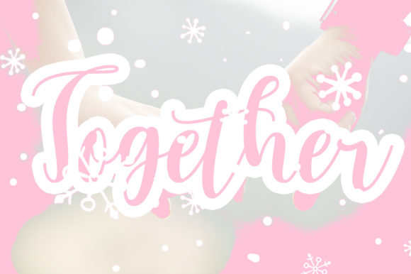 Bright Christmas Font Poster 8