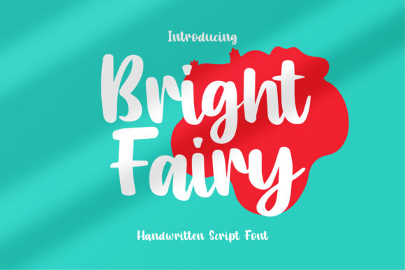 Bright Fairy Font Poster 1