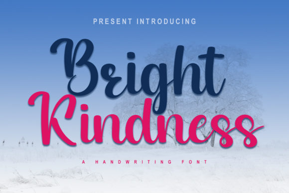 Bright Kindness Font Poster 1