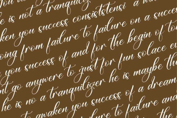 Brighting Lovelyta Font Poster 8