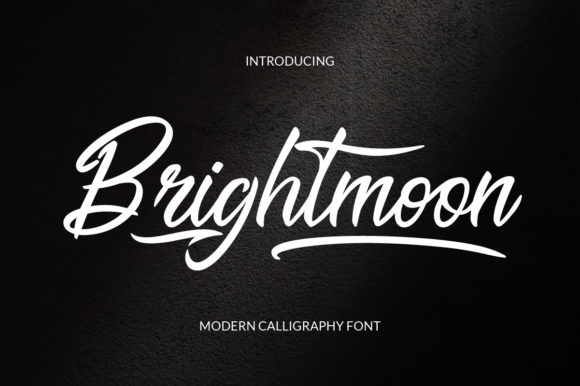 Brightmoon Font Poster 1