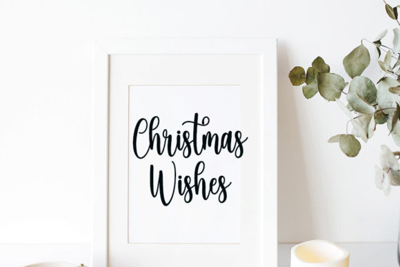 Brightness Christmas Font Poster 3