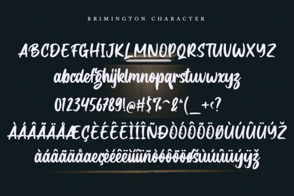 Brimington Font Poster 3