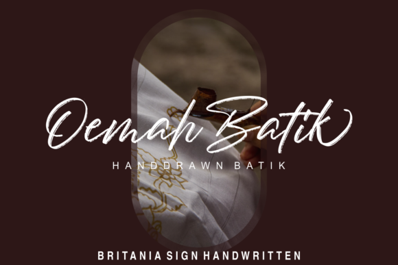 Britania Sign Font Poster 5