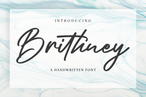 Brithney Font Poster 1