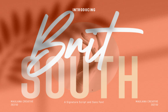 Britsouth Font Poster 1