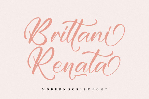 Brittani Renata Font Poster 1