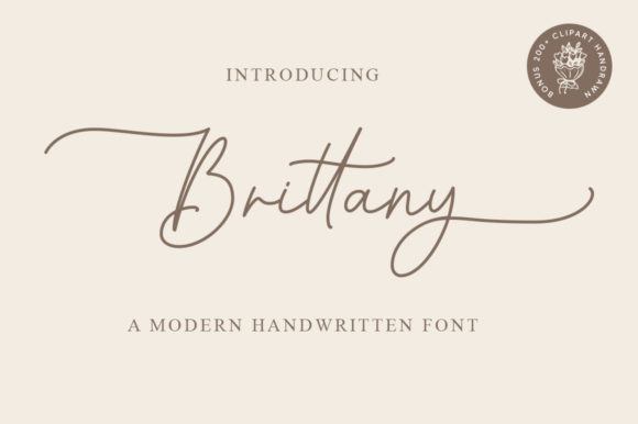 Brittany Font Poster 1