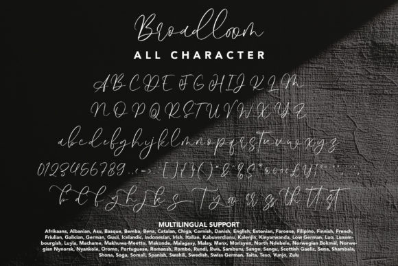 Broadloom Font Poster 8