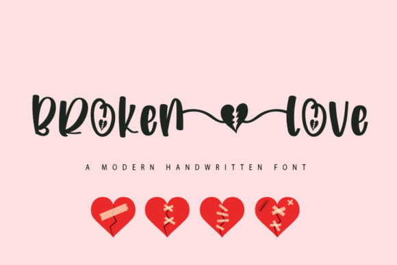 Brokenlove Font Poster 1