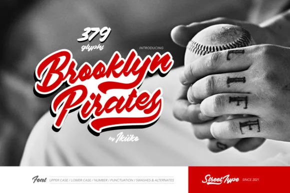 Brooklyn Pirates Font Brooklyn Pirates Font Poster 1