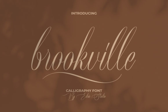 Brookville Font Poster 1