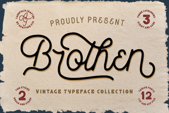 Brothen Font Poster 1