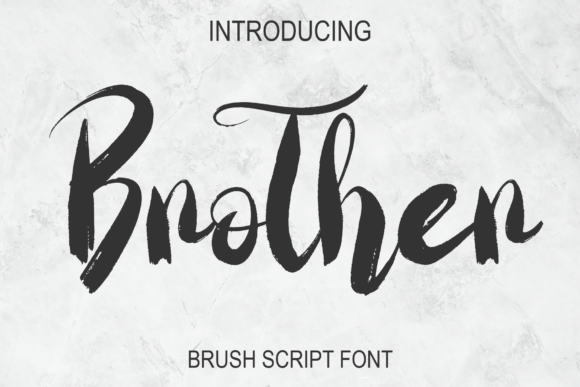 Brother Font Poster 1