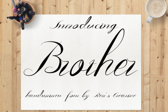 Brother Font Poster 1