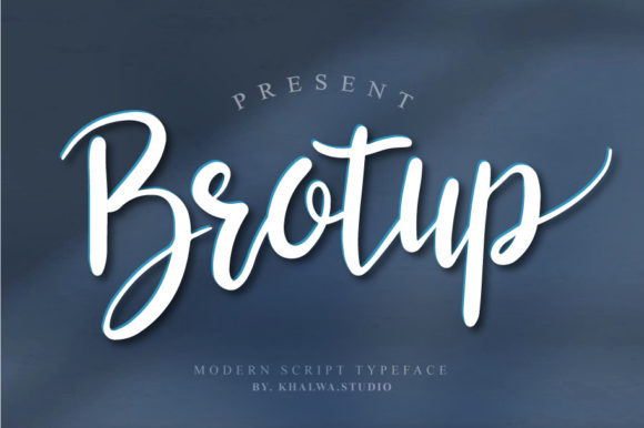 Brotup Font Poster 1