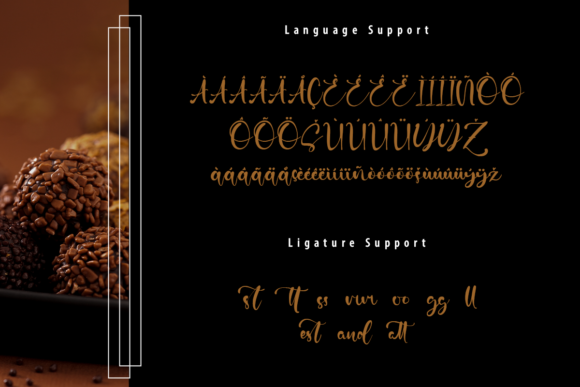Brown Candy Font Poster 9